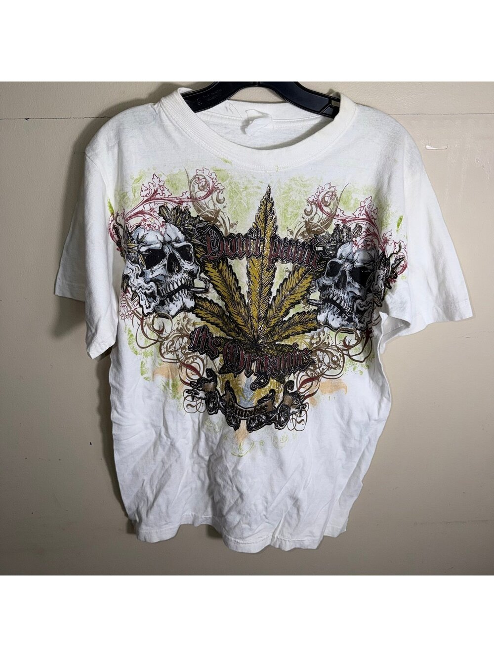 Grail Affliction Grunge Drug Shirt Mens MD Vtg y2k 90s Rare